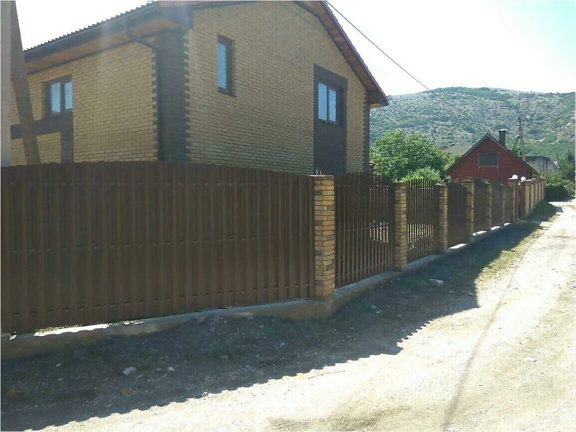 забор из штакетника 110м фото7 в Тосно