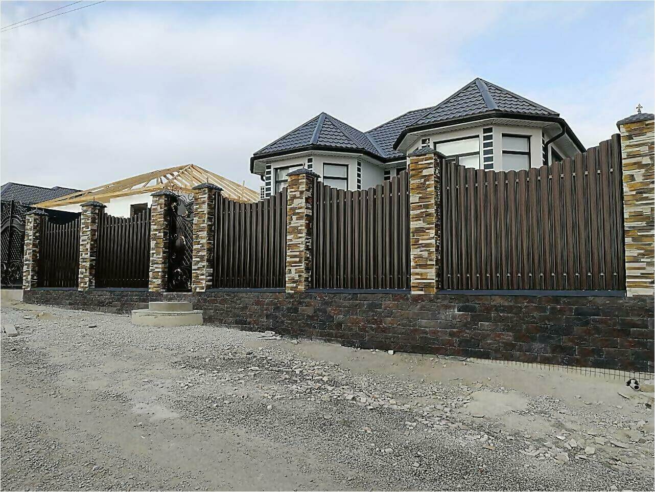 забор из штакетника 110м фото3 в Тосно