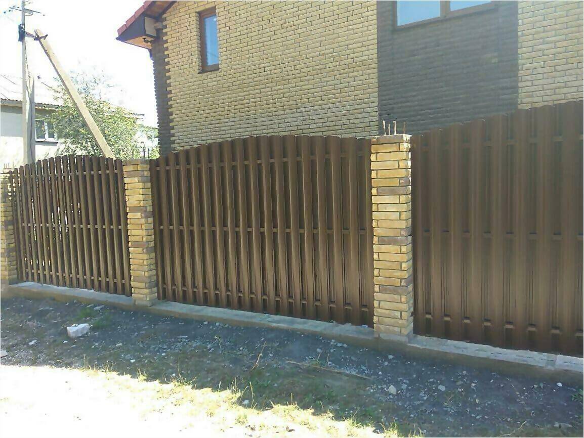 забор из штакетника 110м фото5 в Тосно