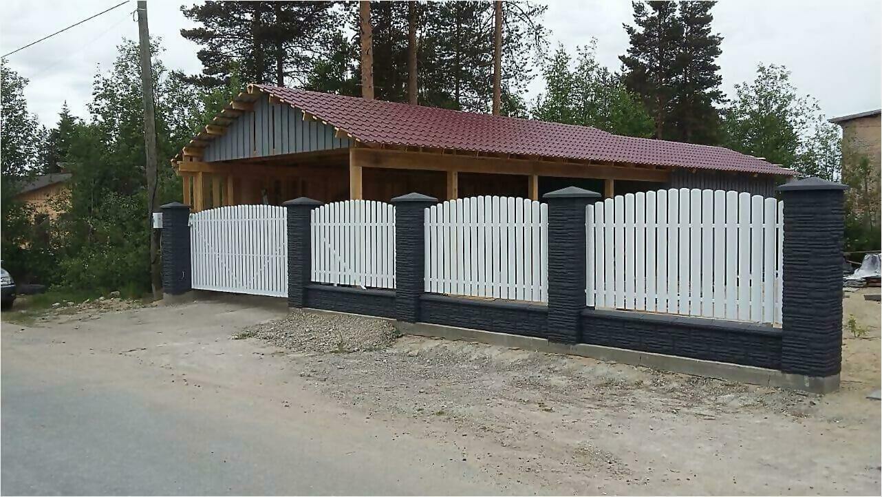 забор из штакетника 85м фото1 в Тосно