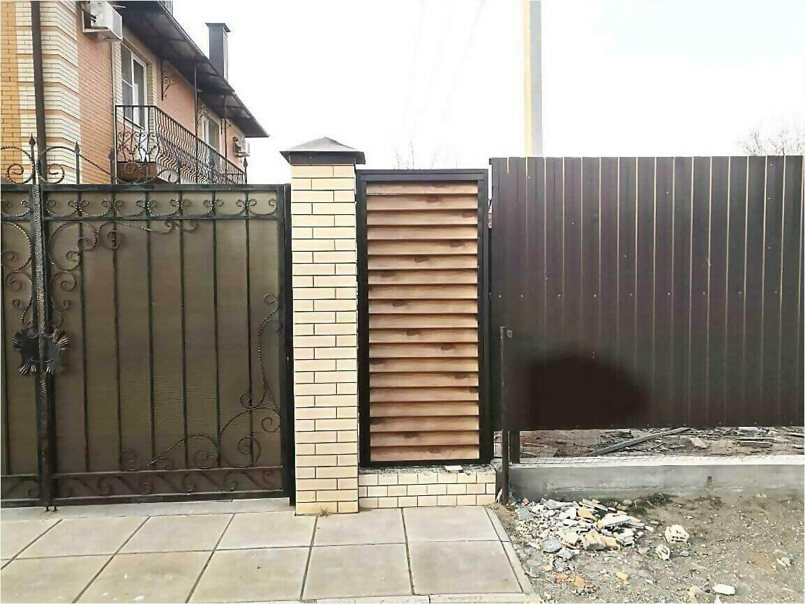 Забор жалюзи 50м светлое дерево фото9 в Тосно