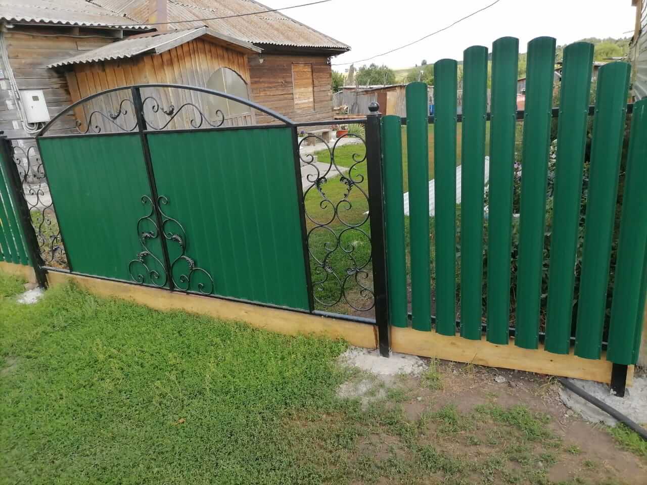 забор из штакетника Зеленый Мох фото7 в Тосно