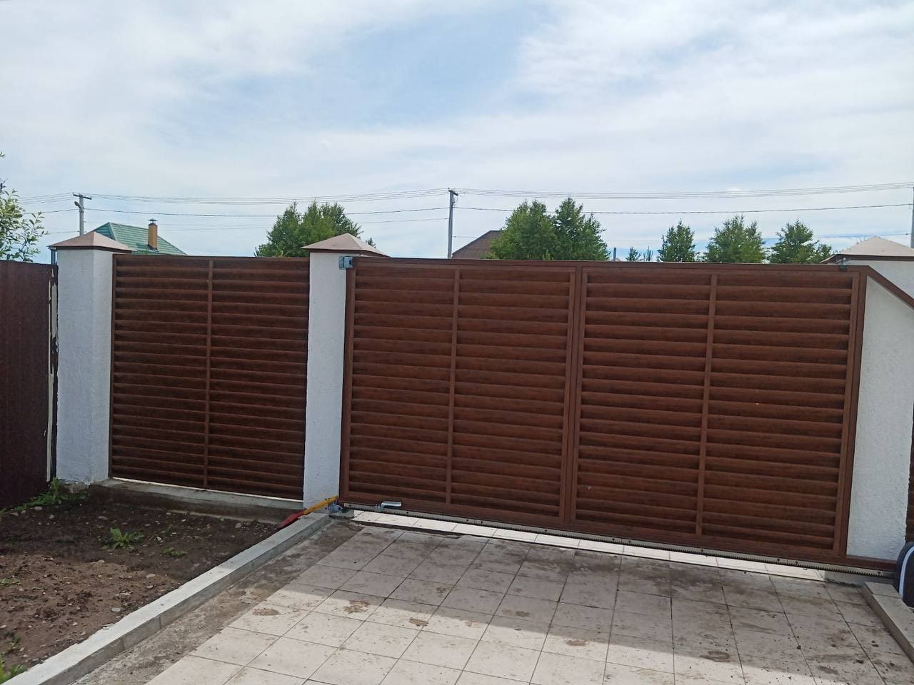 забор-жалюзи printech каштан двусторонний фото4 в Тосно