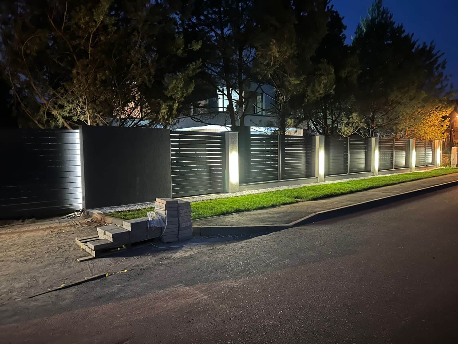 Забор-ранчо из металлопланкена 36м RAL7024 Серый Графит фото 11 в Тосно