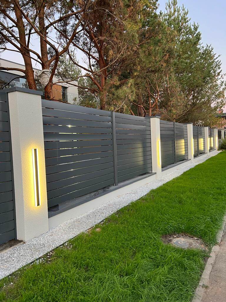 Забор-ранчо из металлопланкена 36м RAL7024 Серый Графит фото 13 в Тосно