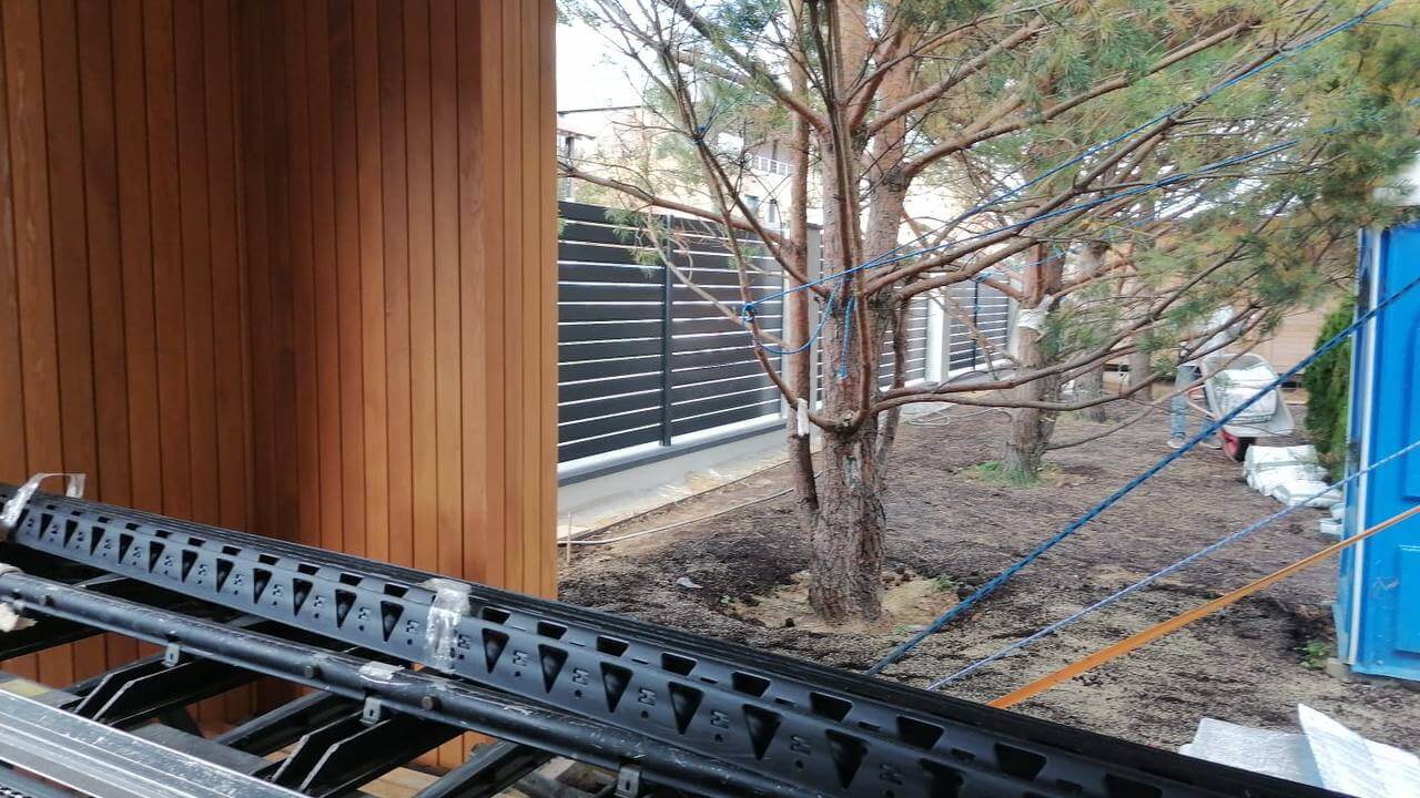 Забор-ранчо из металлопланкена 36м RAL7024 Серый Графит фото 2 в Тосно