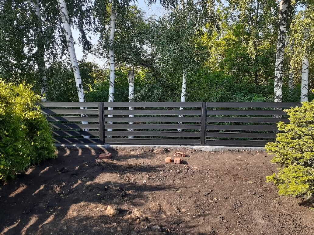 Забор-ранчо из металлопланкена 48м RAL9005 Черный МАТТЕ в Тосно