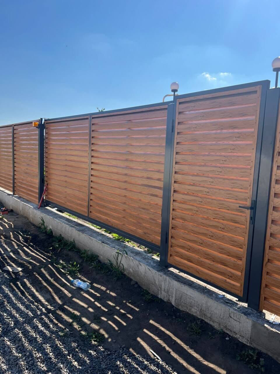 Забор-жалюзи из ламелей Хай-Тек 57м Кипарис 2xPrintech двусторонний в Тосно