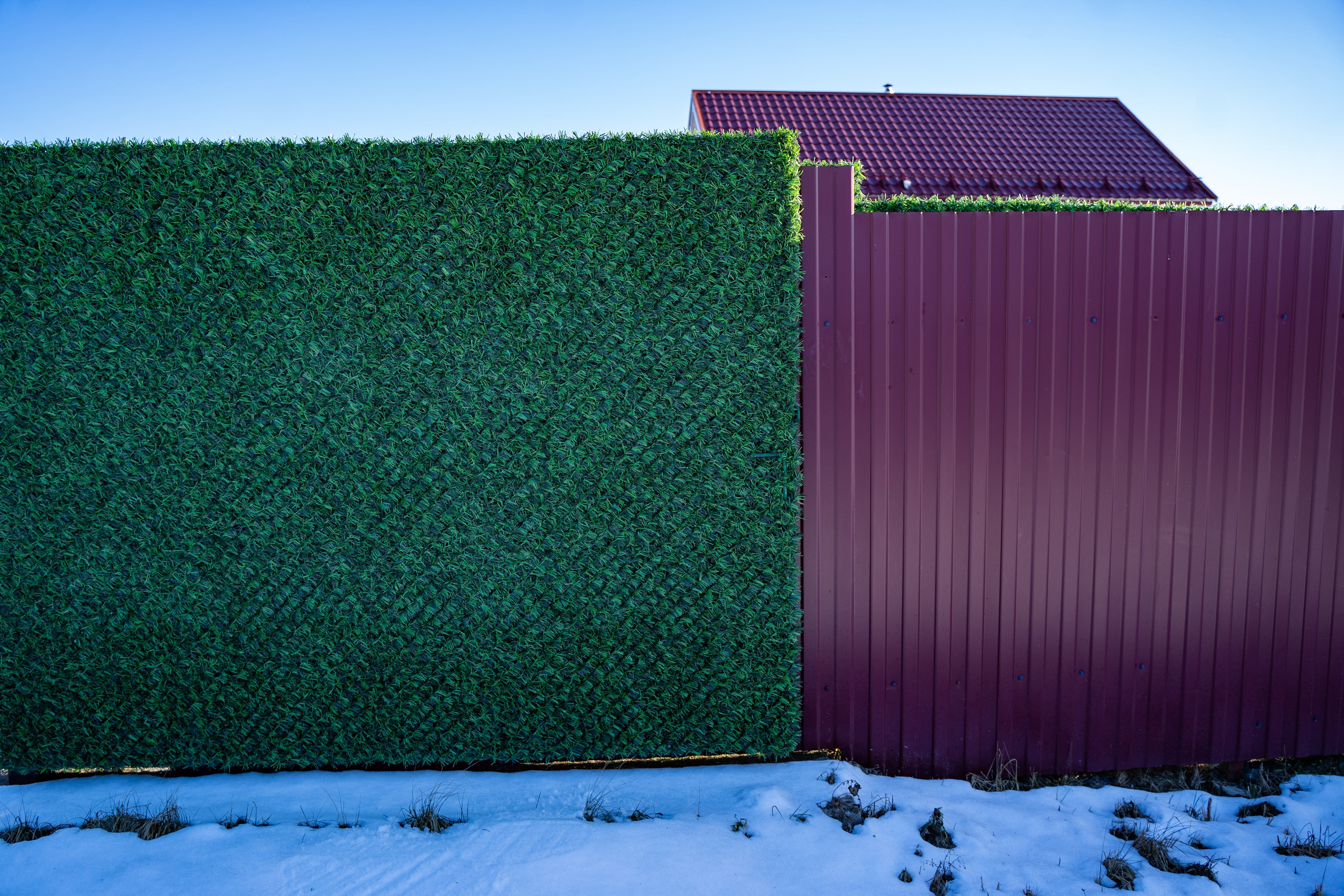 Вечнозеленый забор Grass Fence рулон 2м фото 2 в Тосно