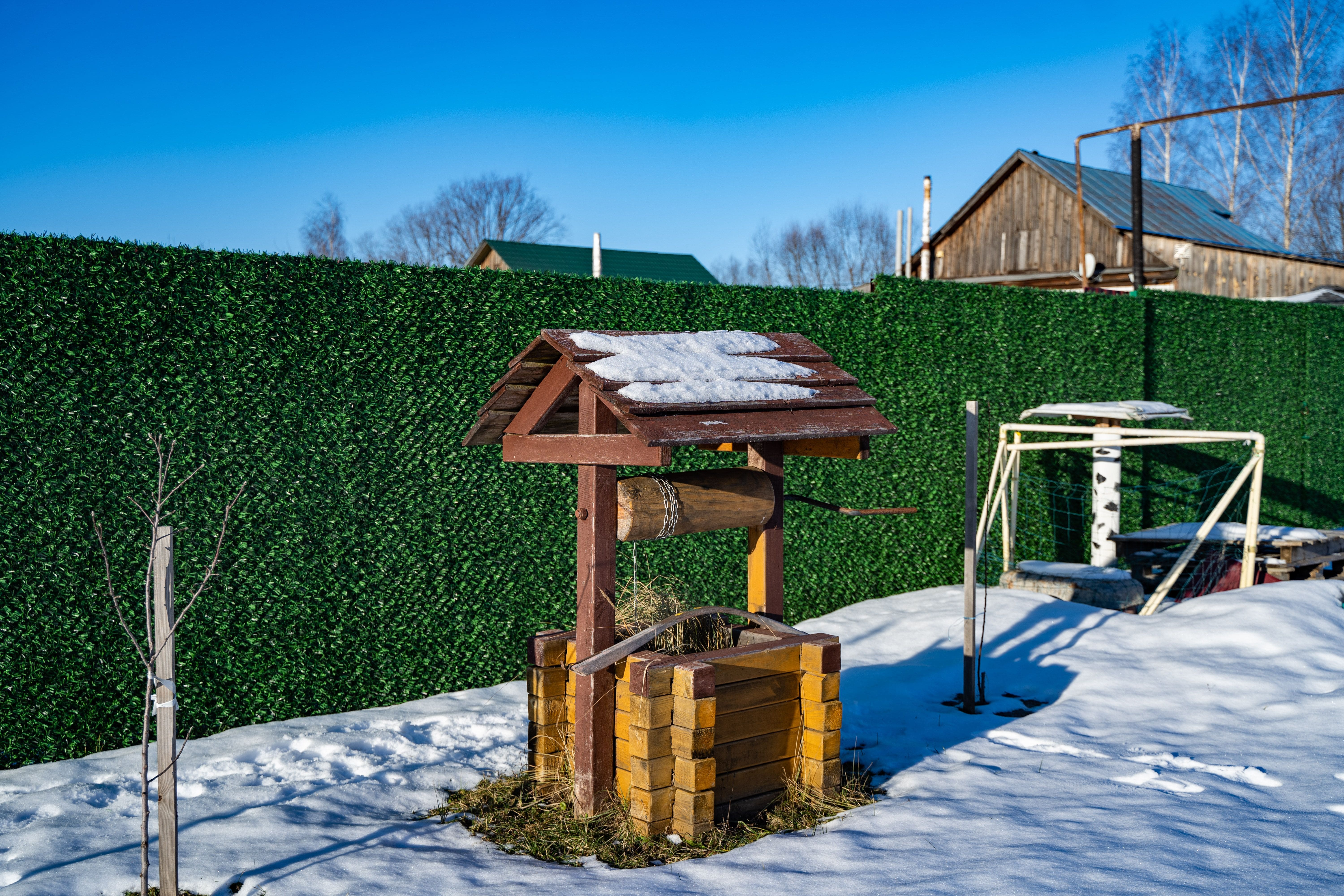Вечнозеленый забор Grass Fence рулон 2м фото 7 в Тосно