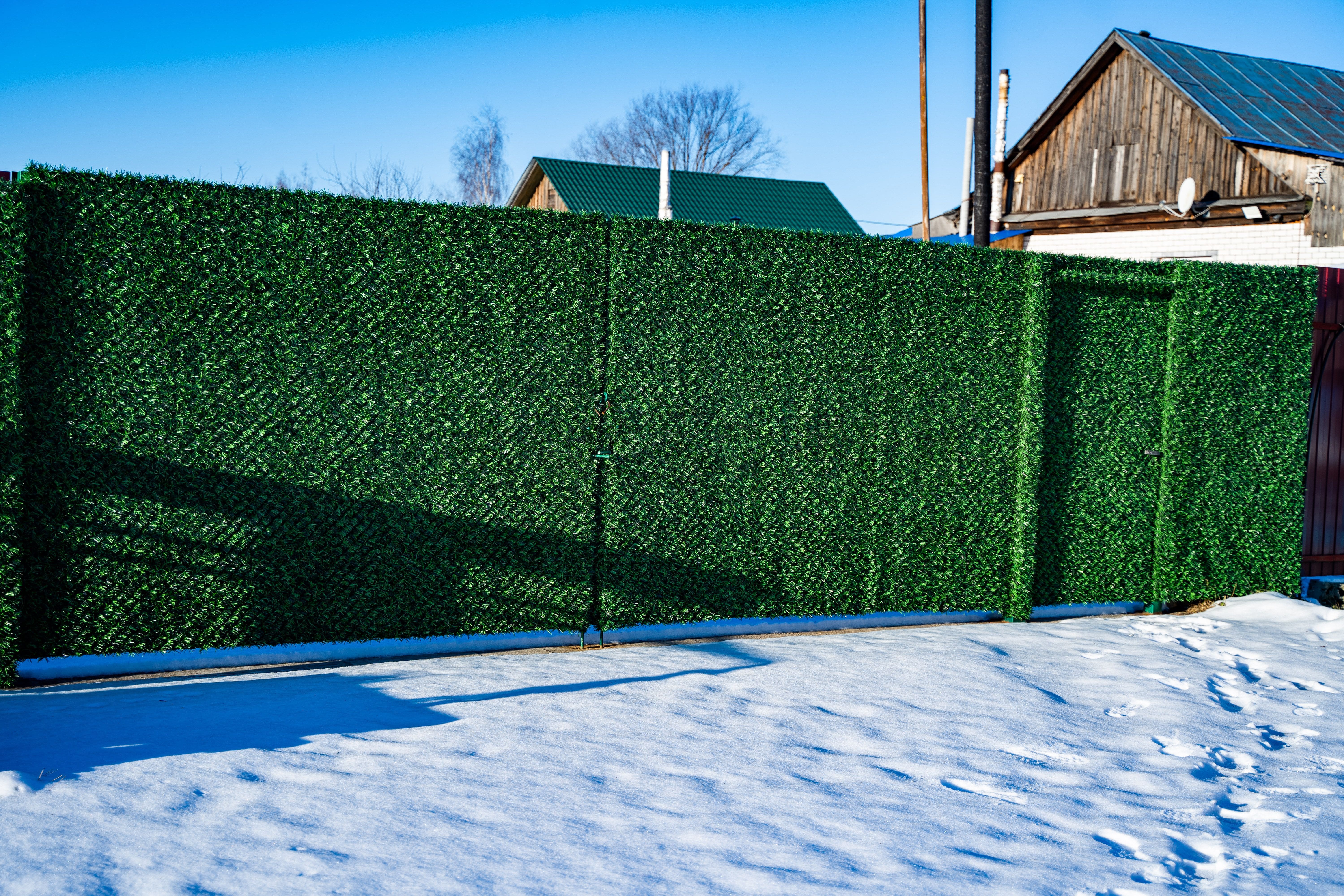 Вечнозеленый забор Grass Fence рулон 2м фото 4 в Тосно